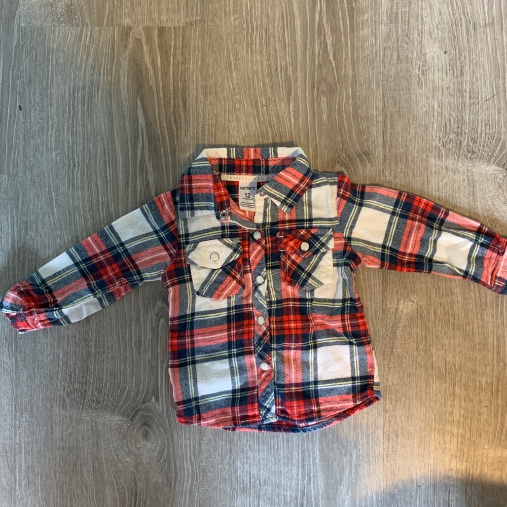 Multi colored flannel